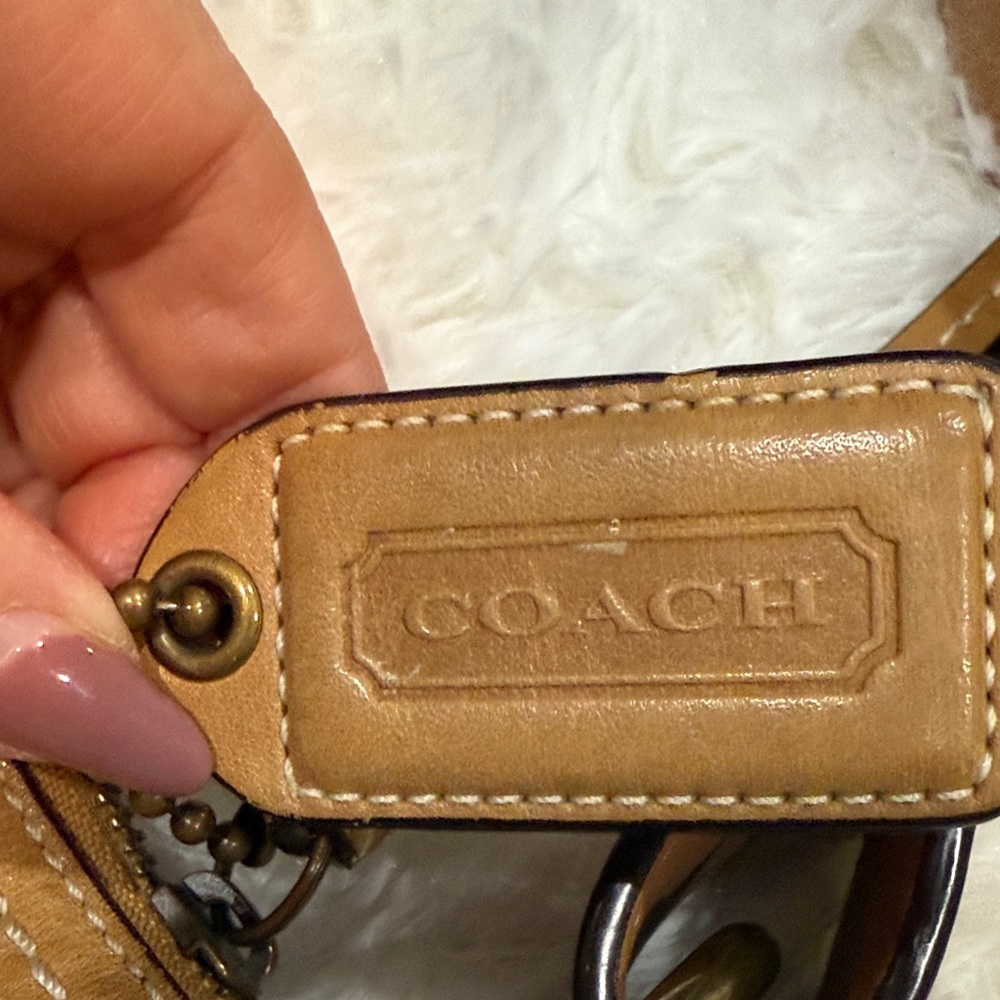 Coach Tan and Brown Crossbody Bag - Picture 7 of 13